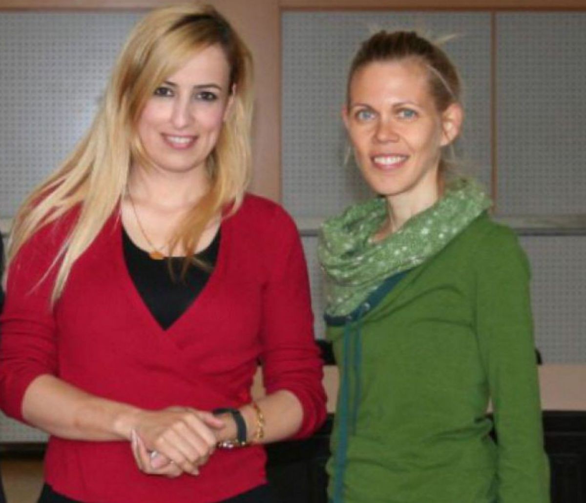 Dib.Sozialpädagogin Sabine Hubmayer,Projektleiterin Martina Lovric, Asya Khalef, Kinderpsychologin Sabine SeibeRl beim Interview Dib.Sozialpädagogin Sabine Hubmayer,Projektleiterin Martina Lovric, Asya Khalef, Kinderpsychologin Sabine SeibeRl beim Interview