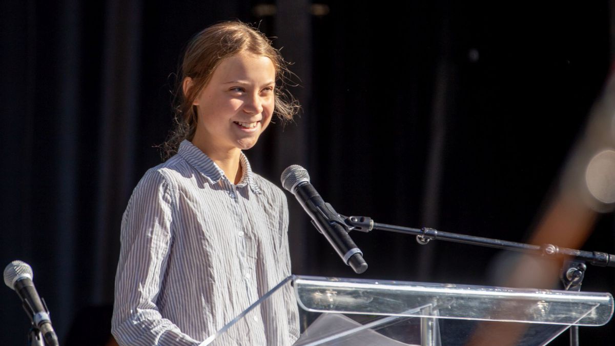 Greta Thunberg.