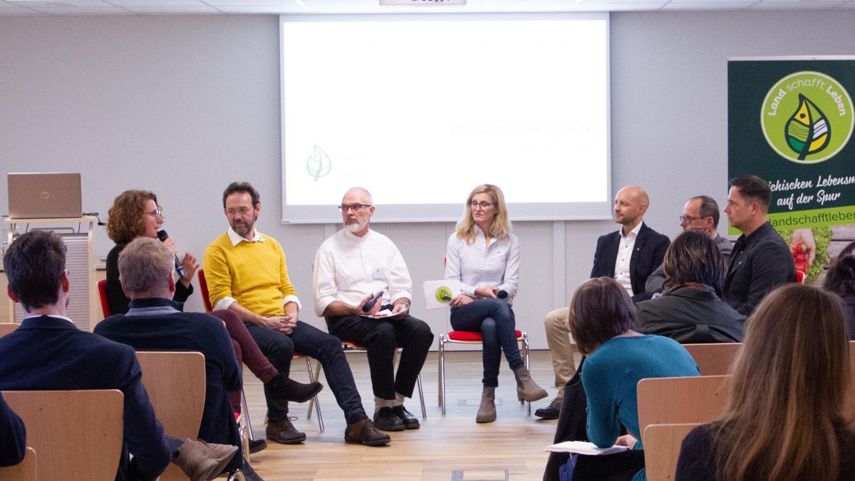 Thomas Guggenberger, Andreas Steinwidder und Werner Zollitsch diskutierten mit Katharina Rogenhofer, Hannes Royer und Peter Fuchs.