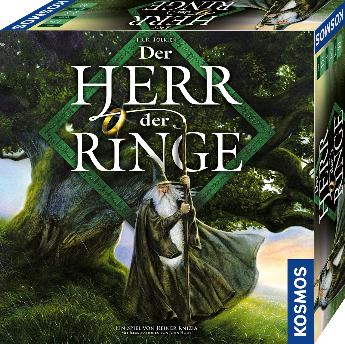 Die Verpackungsschachel von 