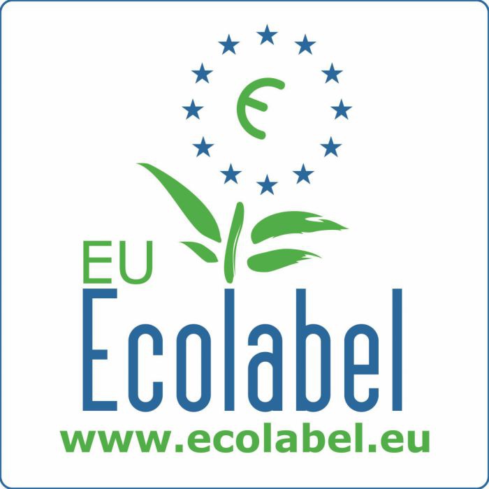 Das Logo zeigt eine Blume, deren Blütenbblätter durch die Sterne des EU-Logos und die Mitte durch ein E gebildet wird. Darunter 