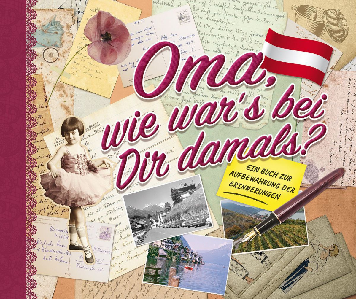 Auf dem Cover sind Fotos, Briefe und Notizen zu einer Collage zusammengefügt. Darüber der Schriftzug 
