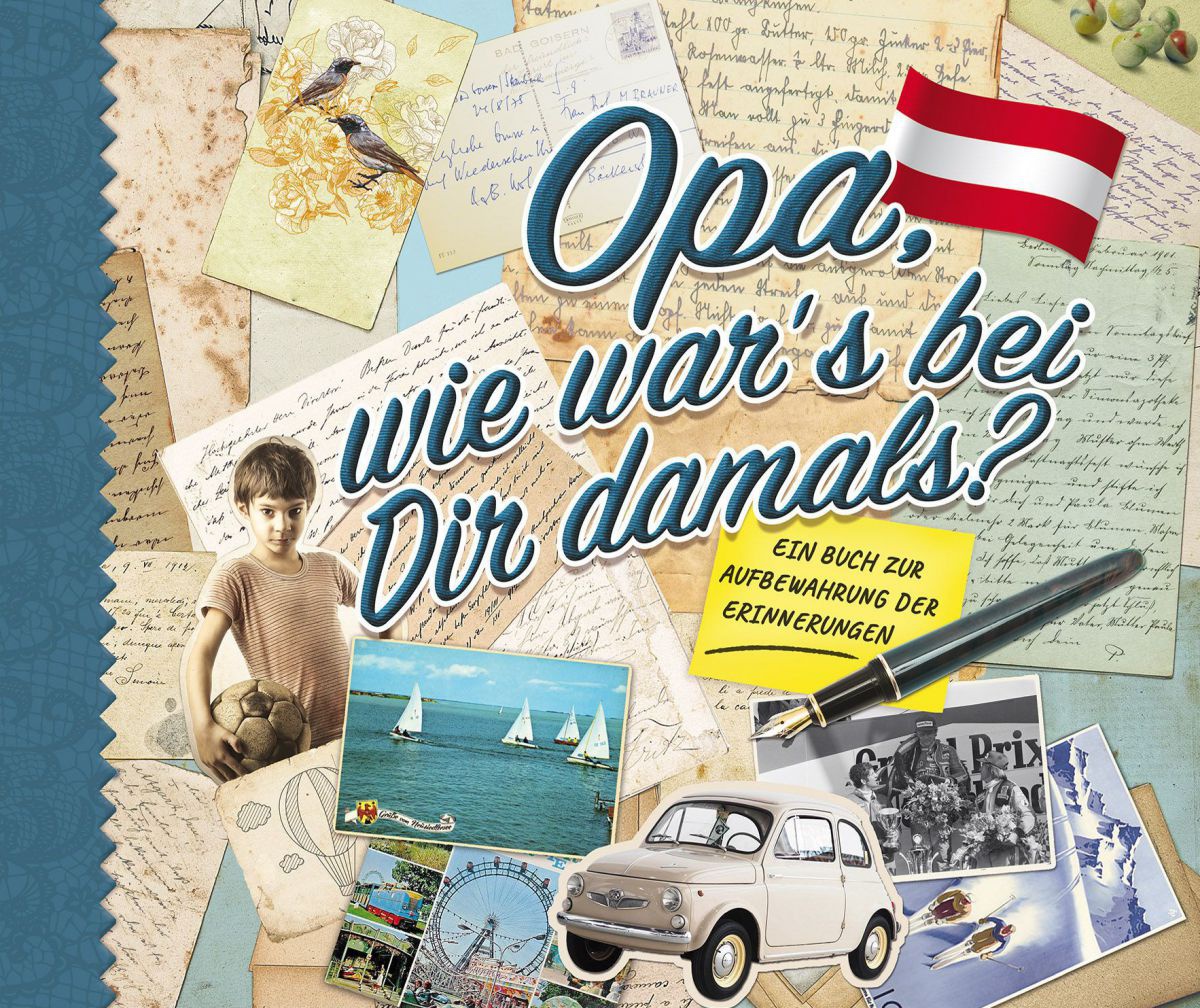 Auf dem Cover sind Fotos, Briefe und Notizen zu einer Collage zusammengefügt. Darüber der Schriftzug 