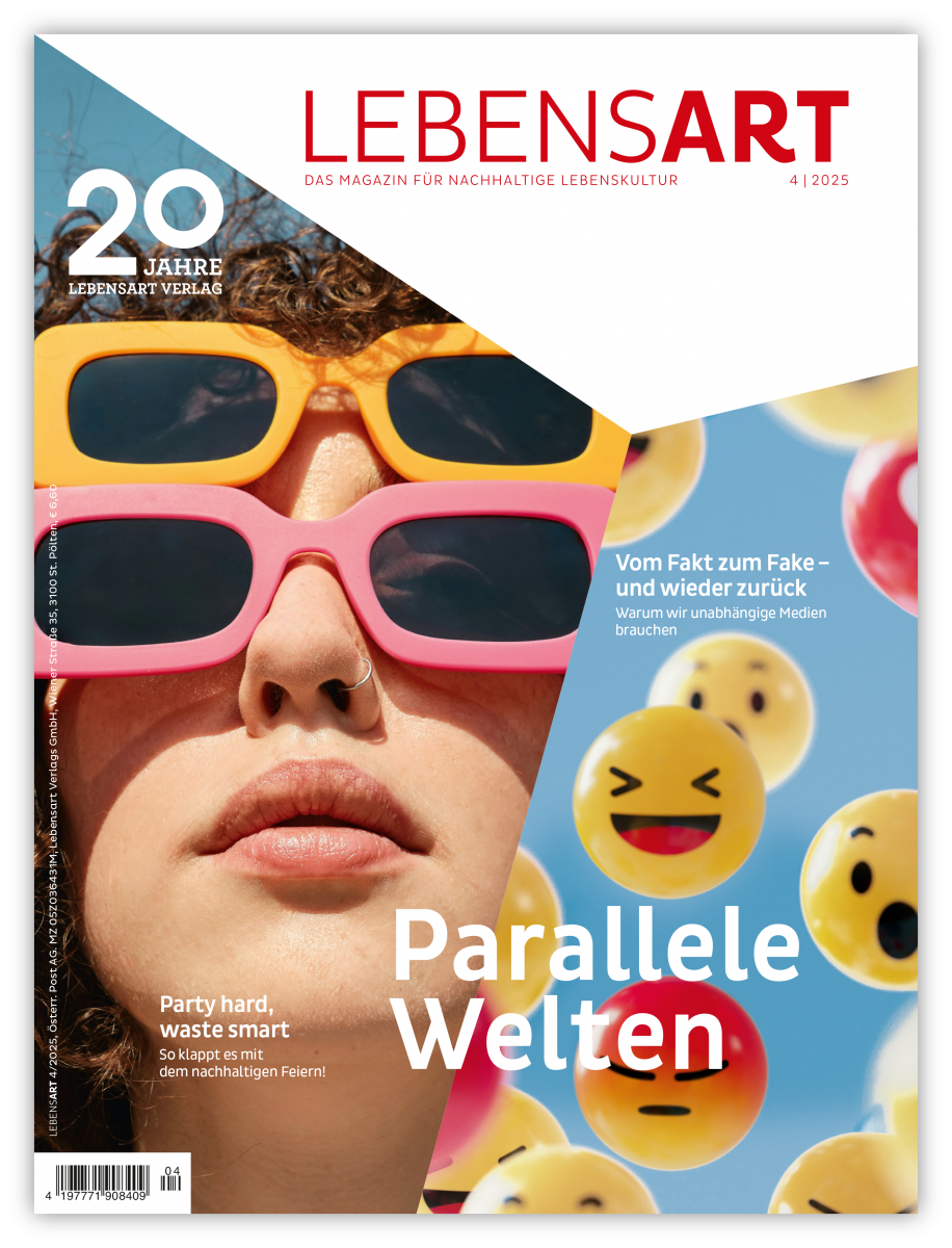 Störer links oben am Magazin-Cover: 