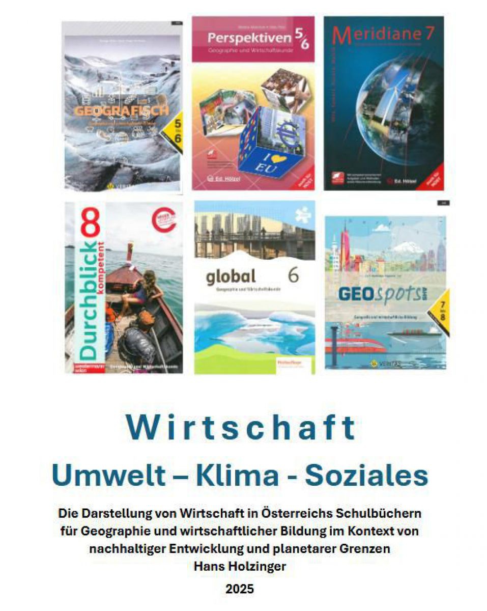 Das Cover zeigt die Cover der 6 analyierten Schulbücher